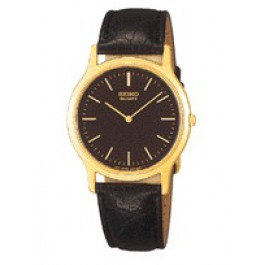 Bracelet de montre Seiko V700-8A10 / SJB018P1 Cuir Noir 18mm